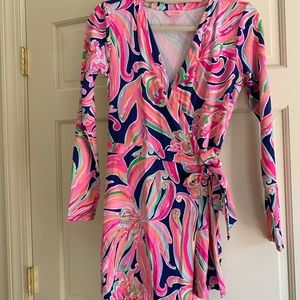 Lilly Pulitzer wrap romper